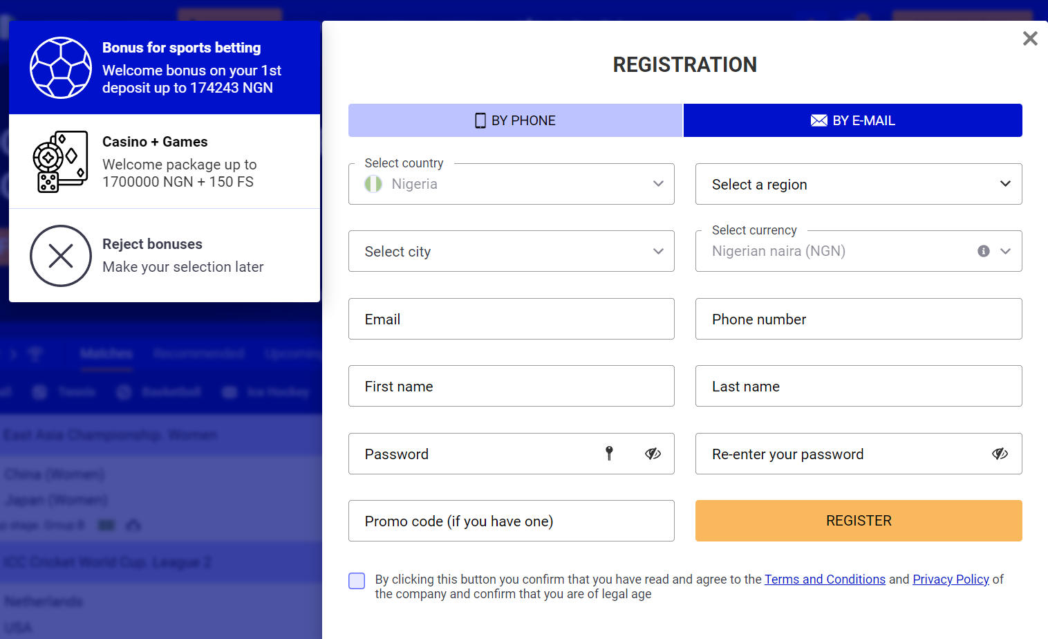 PariPesa Create Account